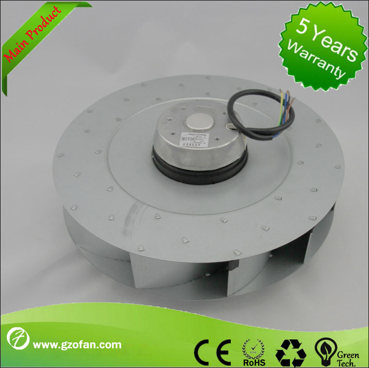 Low Noise 20V AC Centrifugal Fan / Backward Inclined Blower For Cooler