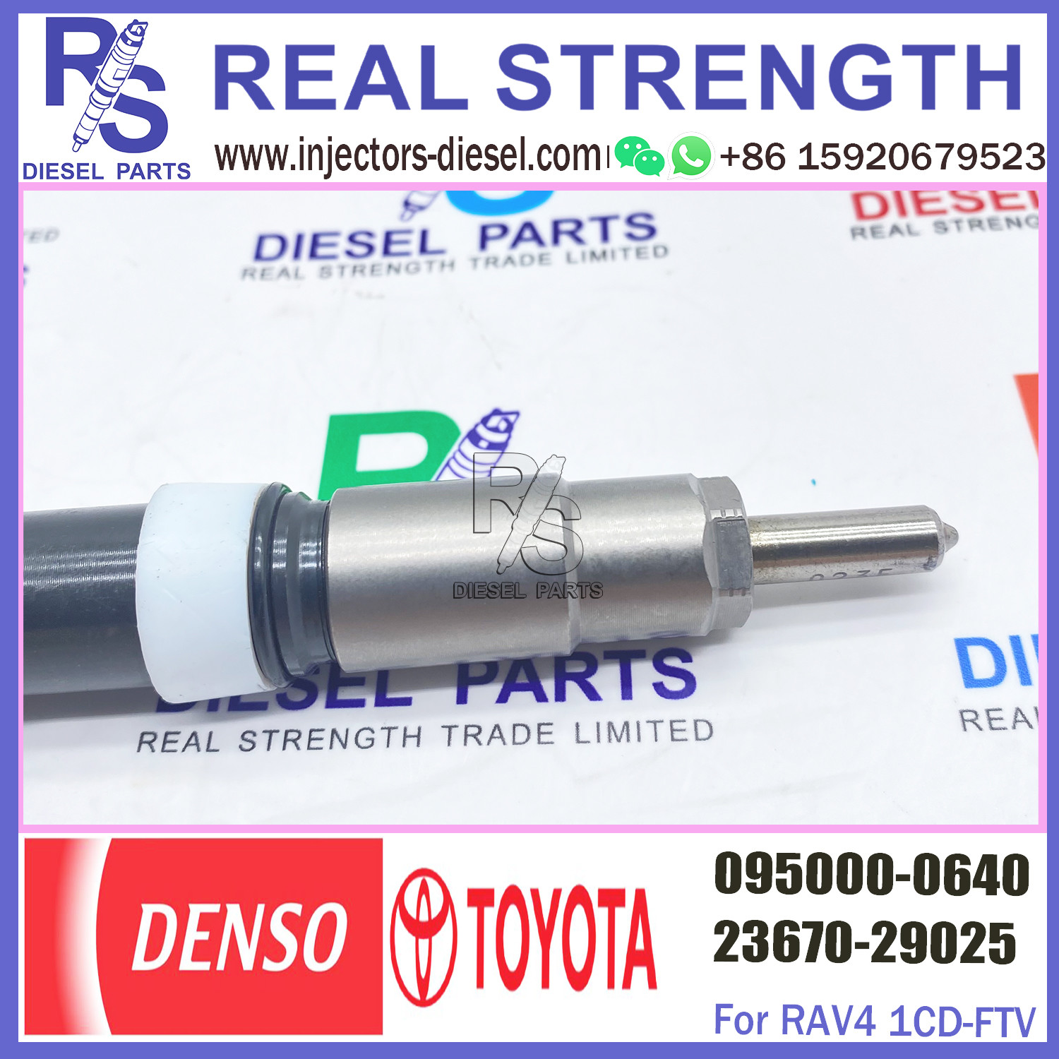 Diesel Common Rail Fuel Injector 095000-0640 095000-0641 or injector 095000-0641 For ISUZU 6HK1