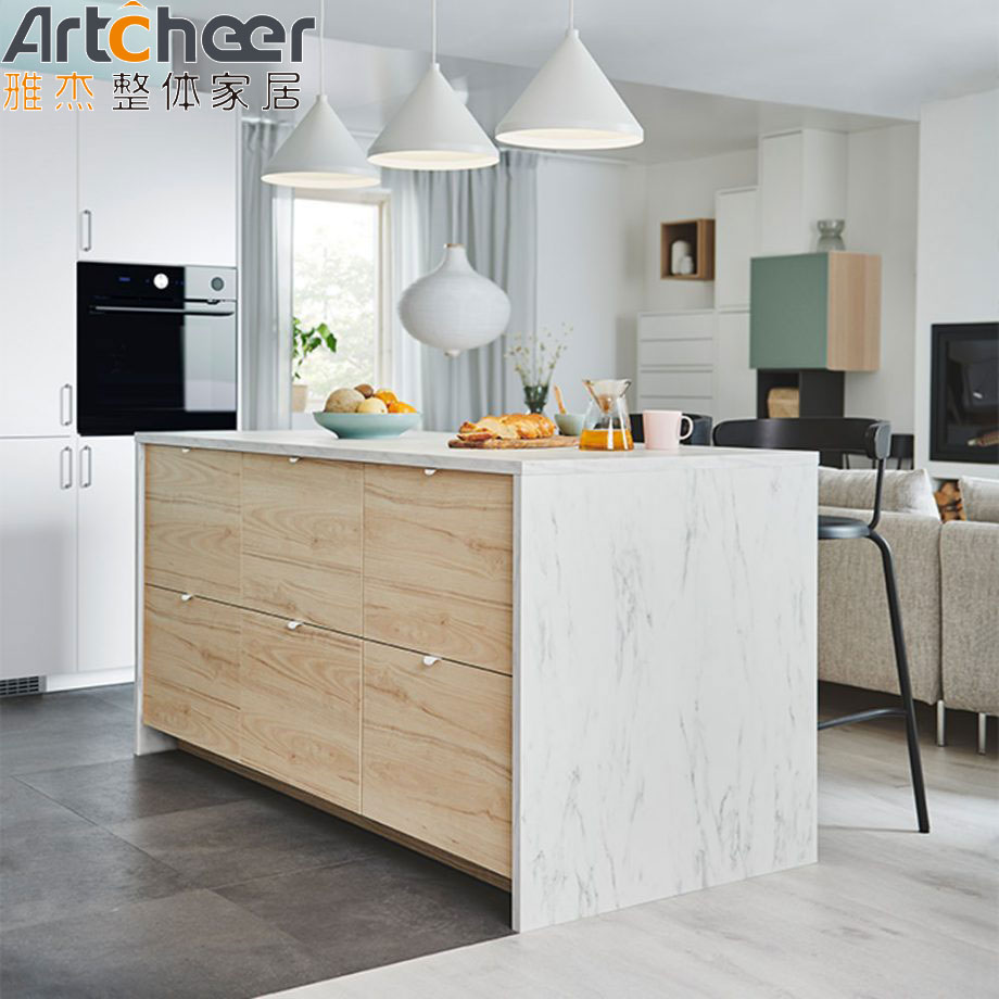 Sink Base Custom Kitchen Islands Table With Solid Timber Drawers And Quartz Stone Top