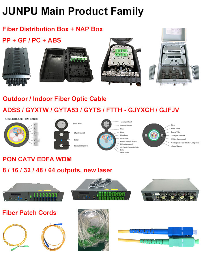 Outdoor Multimode/single mode Fiber Optic Cable for FTTH, G652D/G657A1
