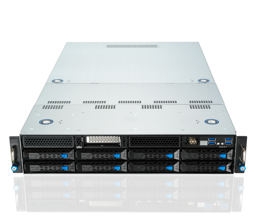 RAID 9361-8i 2G SUPERMICRO ESC4000-E10 2U Rack Server with Intel 6346 CPU and 32GB Memory