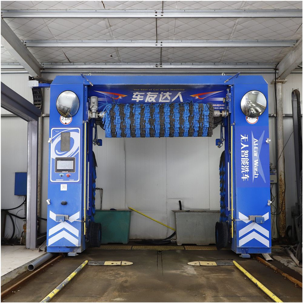 Unattended Smart Automatic Rollover Car Wash Machine European Style Customizable