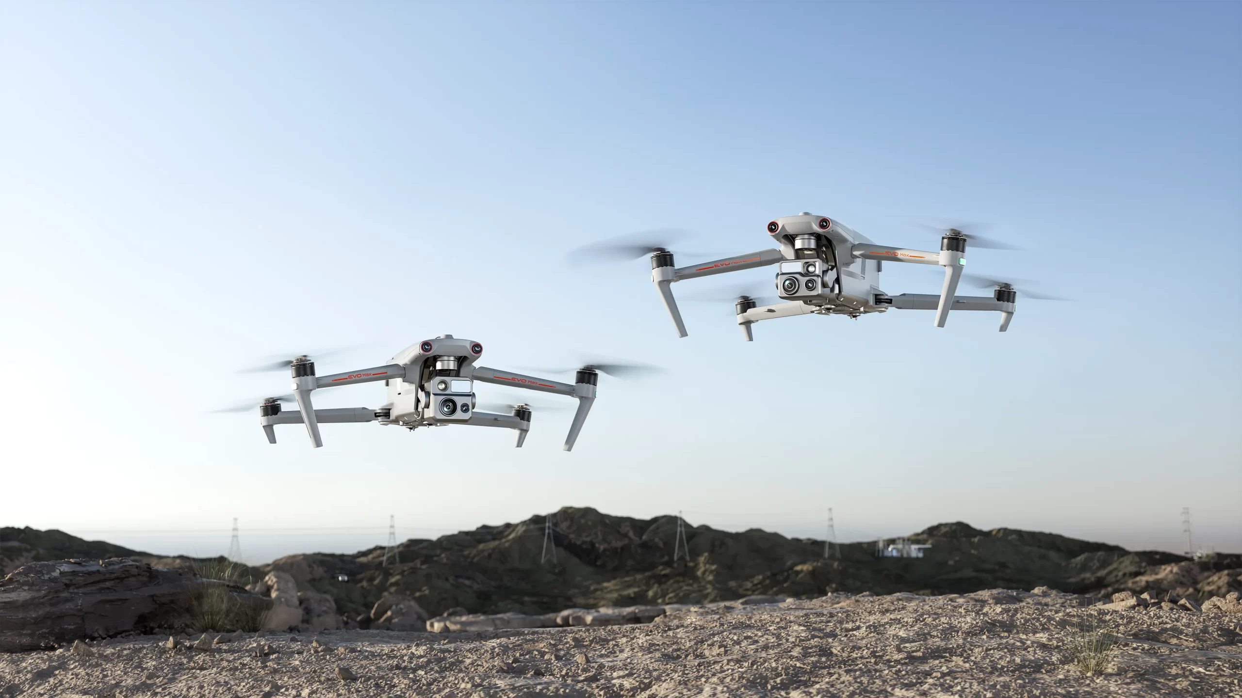 EVO Max 4T Drone in flight