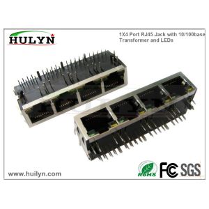  RJ45 with transformer RJ45 JACK 1x4 Gigabit Manufactures