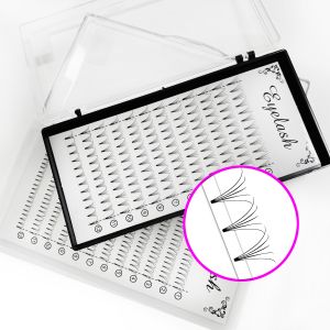 Custom Lightweight Russian Volume Eyelash Extensions 100% Handmade Craft