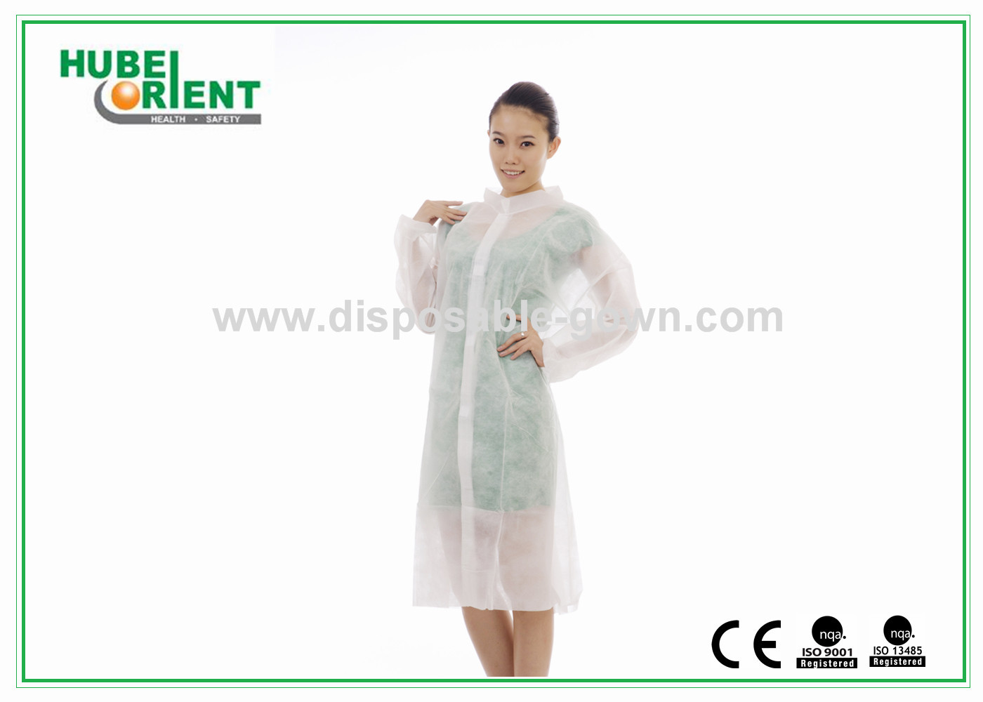 Light Weight Custom Weight And Size Disposable Lab Coats For Factory/Workshop
