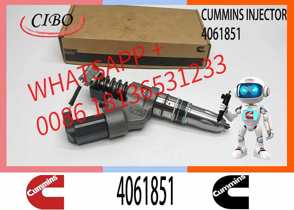 Diesel Fuel Injector Common Rail Injector 4061851 4088327 4088665 3411753 3095040 M11CUM-MINS 3080429 3411756 4061851 40