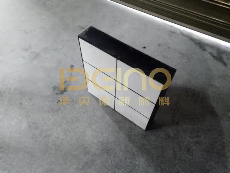 ZTA Zirconia Rubber Ceramic Liners Alumina Impact Resistance Used In Mines