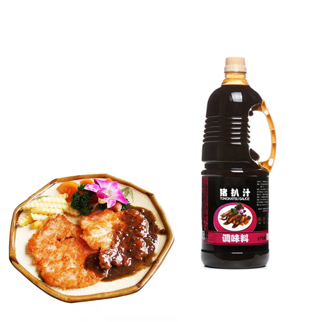 Japanese Tonkatsu Sauce Oem Haccp Brc Sweet and Sour Pork Chops Seasoning with Sesame