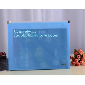A5 A4 SIZE PU document bag file bag holer mesh bag pouch with zipper, waterproof
