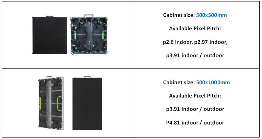 2021 new led rental screen p2.97 led display panels stage background big led video wall