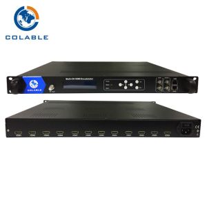 Colable DVB T Encoder Modulator COL5011H 12 Channel HDMI To COFDM Encodulator