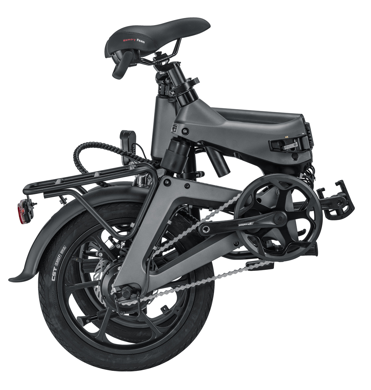 Classic Mini Electric Folding Bike 16 Inch 250W With 36V 8.7Ah Lithium Battery