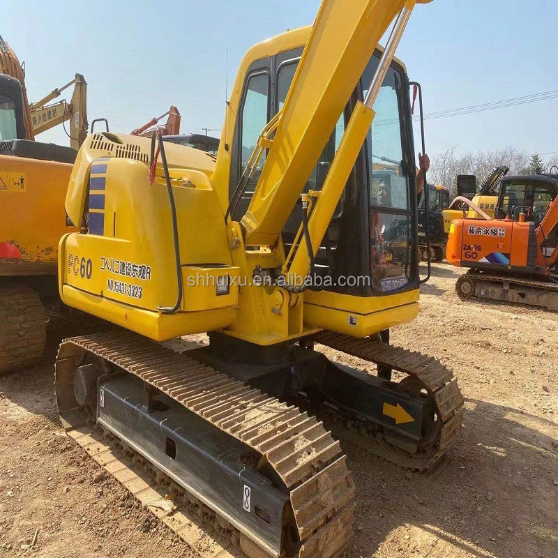 Komatsu PC60 hydraulic crawler excavator 6 ton high quality second hand excavator Japan origin cheap price Komatsu Excavator