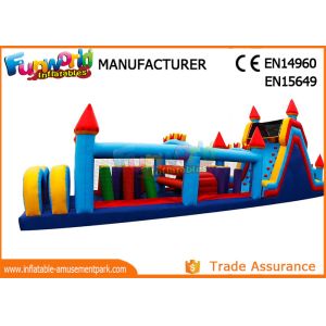 Interesting Inflatables Obstacle Course For Amusement Park / Fun City