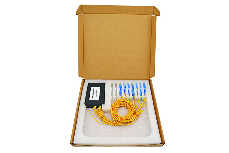 Customized Lengths 1x2 1x4 1x8 1x16 FTTH PLC Splitter Fiber Optic