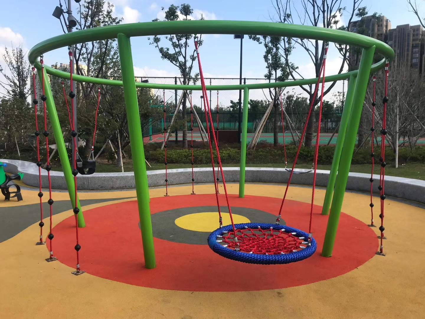 Playground Bird Nest Swing Kids Web Swing Seat 100cm 120cm