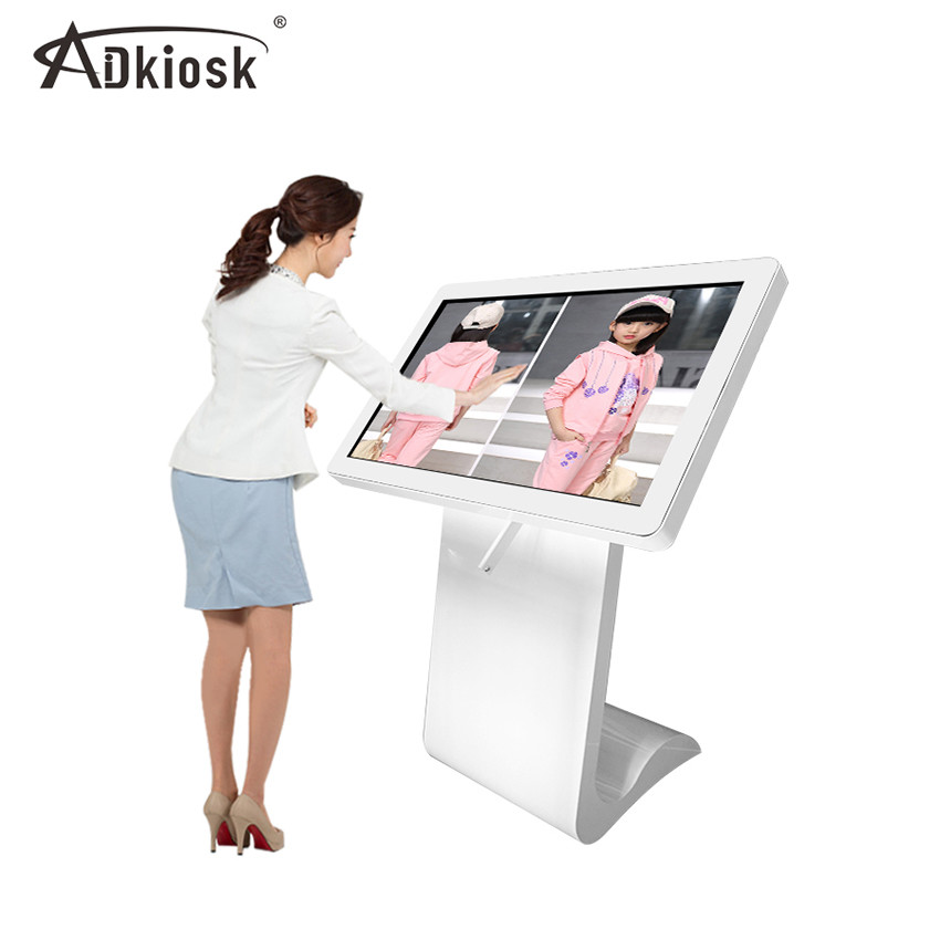  TFT Interactive Touch Screen Kiosk Transparency LED Screen Totem Manufactures