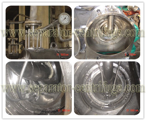 PWC Pusher Worm Centrifuge Horizontal Discharging Filtrating Pharmaceutical Machine