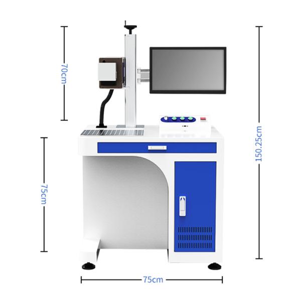 RF Metal Tube CO2 Laser Marking Machine 30w Wood Acrylic Leather Laser Engraving