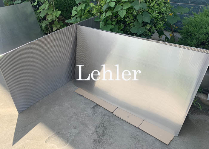 SS316L Sieve Plate Wedge Wire Screen Dewatering ISO 9001