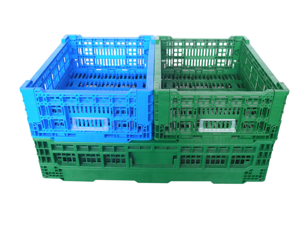 Various Colors Stackable Tote Plastic Basket for Convenient Warehouse Management