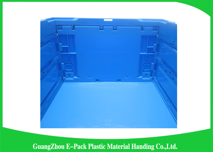 Solid Collapsible Storage Crate Moving Storage , Foldable Plastic Box Eco-Friendly