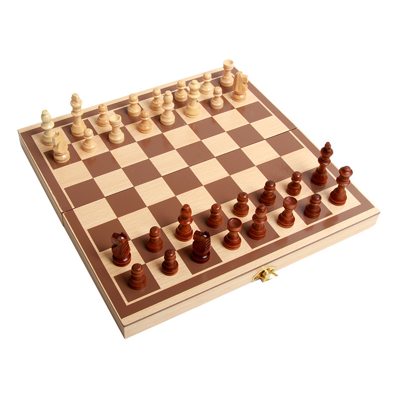 Handmade European Professional Tournament Chess Set with Wood Case