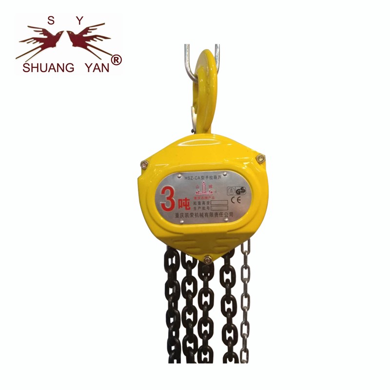 55 Years History Manual Chain Hoist Block 1T HSZ-CA with CE GS