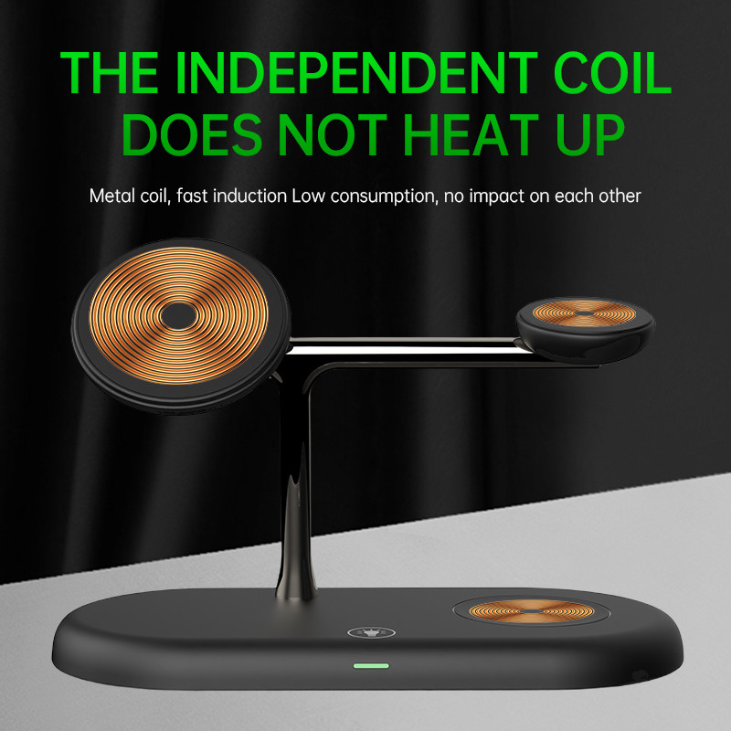 T256 Multi-functional Wireless Charger Support Apple & Samsung Devices