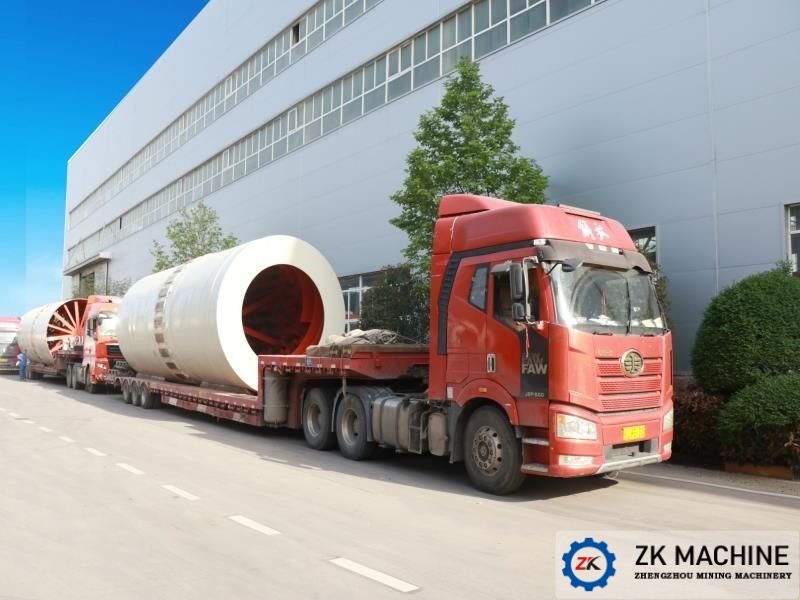 2-46t/H Industrial Rotary Dryer With PLC Control System For Minerals Drying