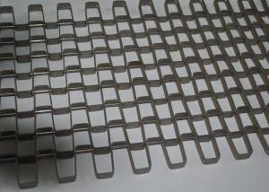  Food Drying Stainless Steel Conveyor Chain Belt Silver High Temperature Resistant Manufactures