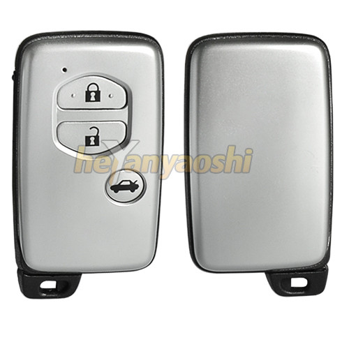  Toyota 3 Buttons Smart Key Shell with Emergency Key Insert Manufactures