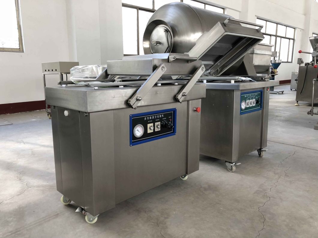 Flat-Panel Double-Chamber Vacuum Packaging Machine