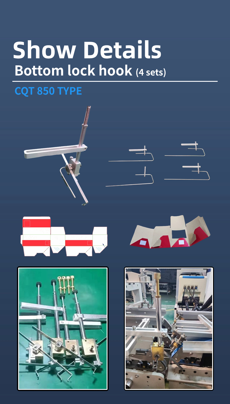 CQT-900 Folding Boxes Machine Enhanced Type Box Folding Gluing for Easy Case Packaging