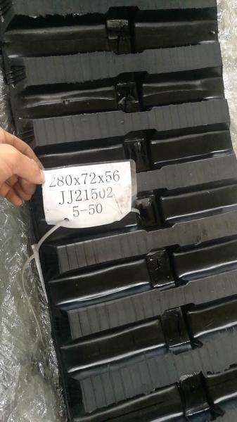 Rubber Track 280x72x64 Construction Machinery Parts Excavator Mini Excavator
