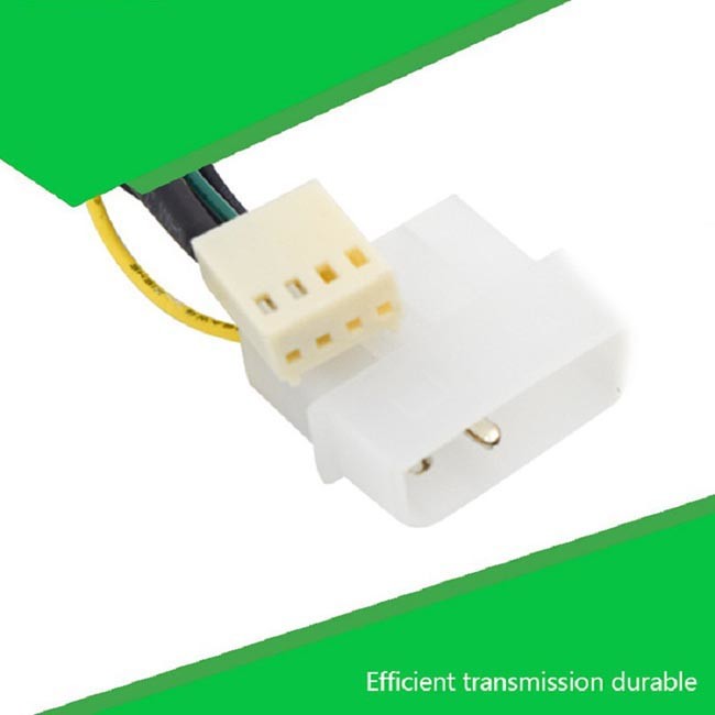4 Pin Pwm Fan Extension Cable High Frequency 30cm Copper