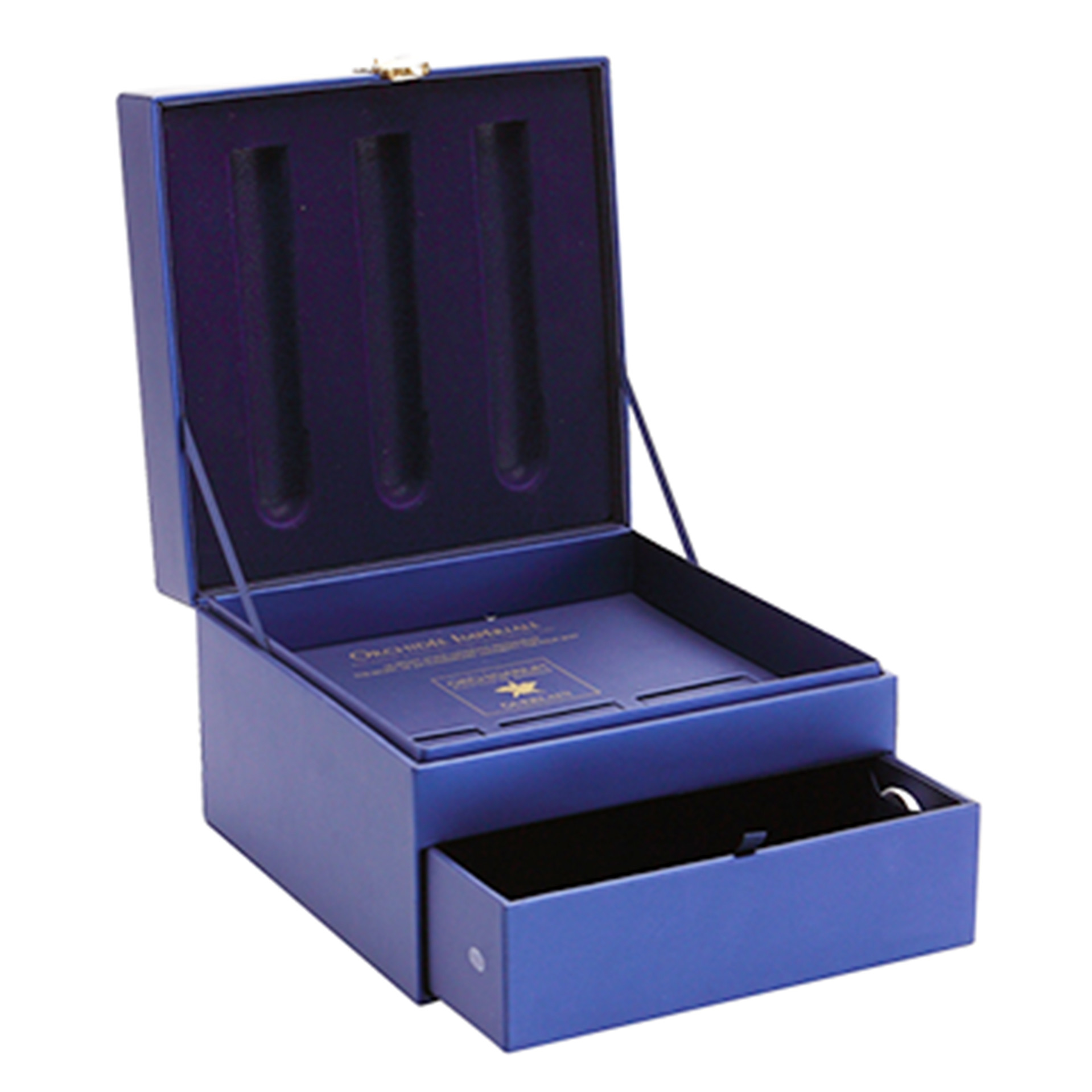 Cosmetic Rigid Gift Boxes For Perfume / Skincare Set With Rope Handle