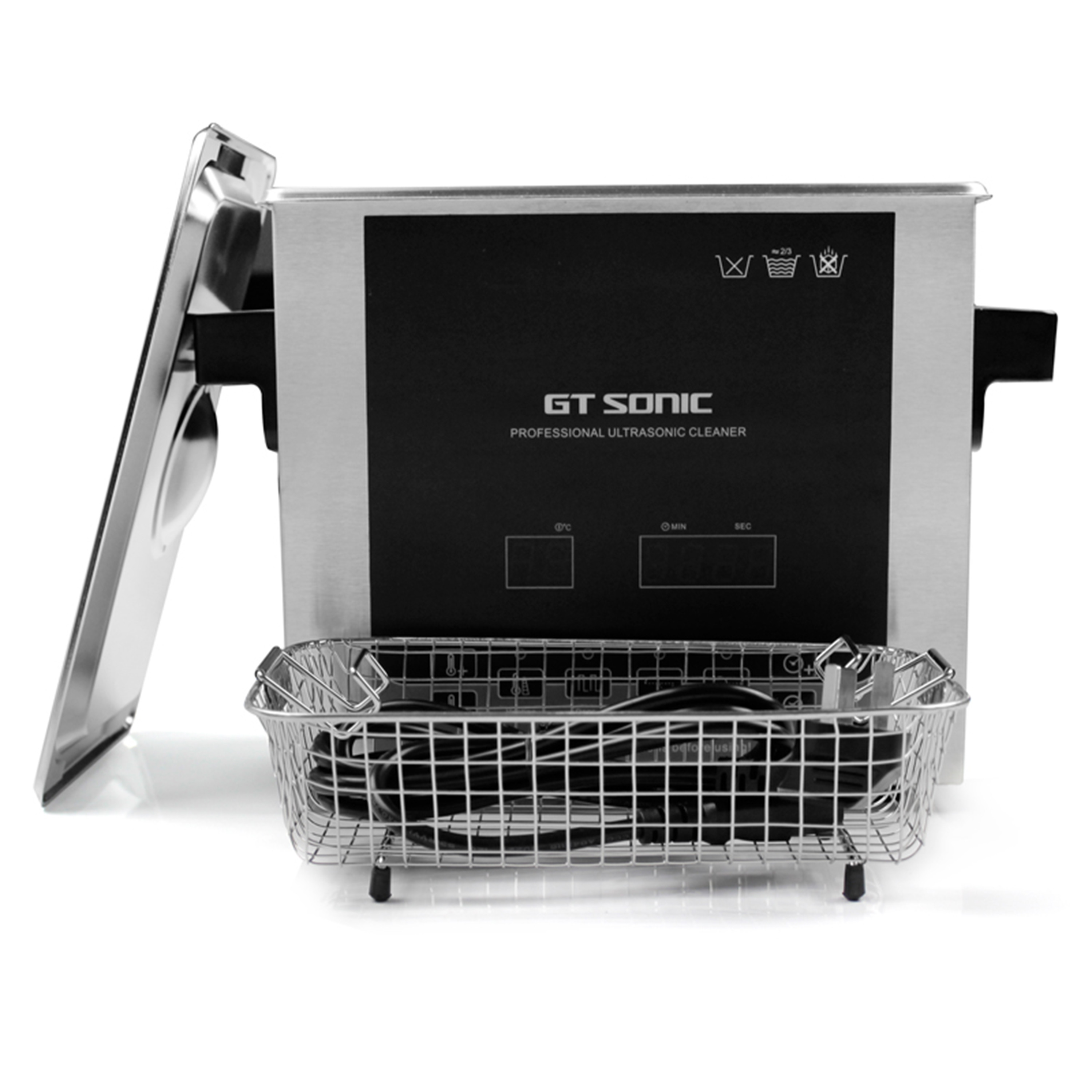 100W Stainless Steel Ultrasonic Cleaner Degas For Jewelry Denture