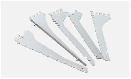 Grey White 5 Layers Metal Display Racks for Supermarket, Stores 