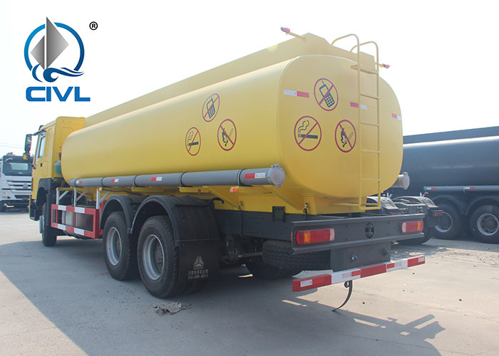 LHD & RHD 20000L Gas Liquid Tanker Truck 336hp Euro 2 HW 76 Cab With Pump