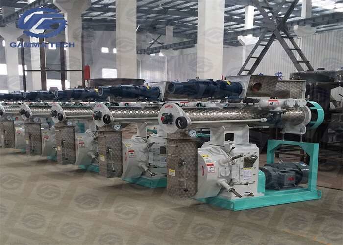 SZLH 10TPH Animal Feed Pellet Machine 90KW Chicken Feed Processing Machine