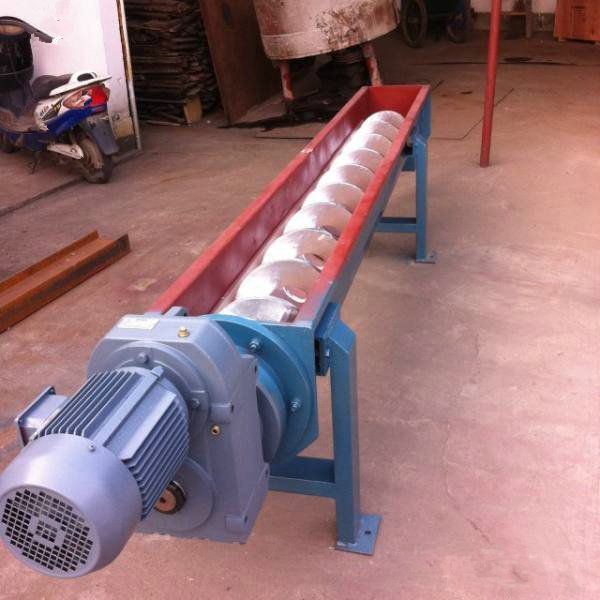 Factory Transport Sediment Carbon Steel Painting Shaft Screw Conveyor