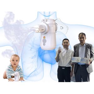 Vibrating Mesh Nebulizer Particle Size 1-5μm Medical and Portable Anti Broken No