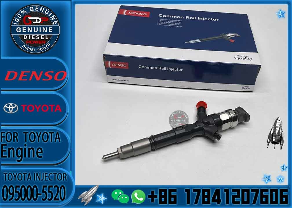 Original New 095000-5931 0950005931 23670-30240 1KD 2KD Fuel Injector for Toyota Hilux 2.5d 23670-0L010 Injector Nozzle