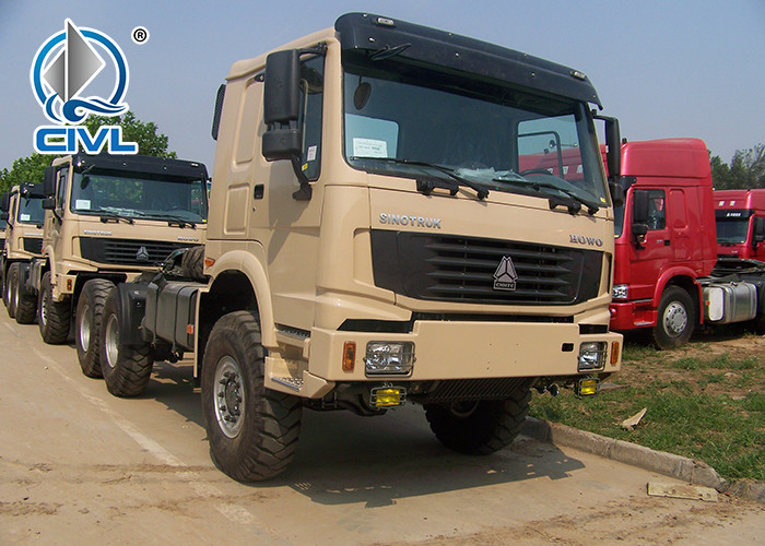 SINOTRUK Howo 6X6 Prime Mover Truck in Black Sinotruk HOWO 371hp Prime Mover 6x6 Tractor truck