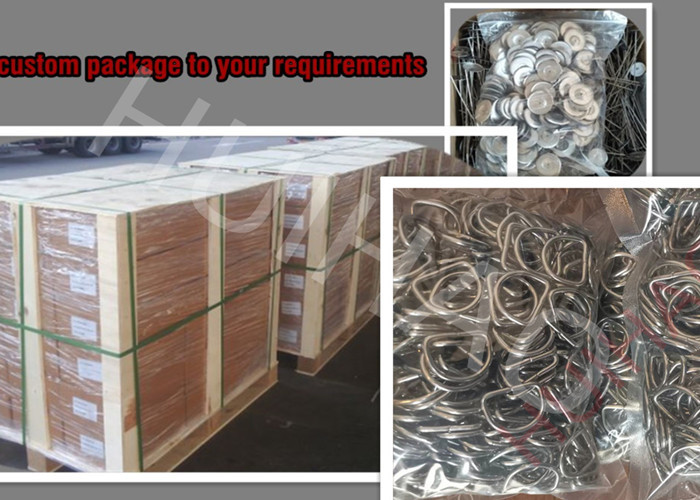 High Temperature Stainless Steel D Rings Welded Type For Insulation Jacket