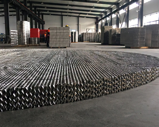 316L CY / BX Metal Tower Packing In Distillation Column