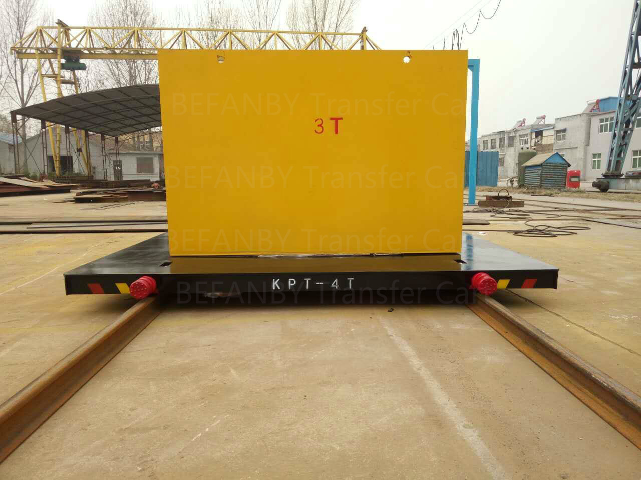 5T Dragged Electric Transfer Cart Dumping With Large Table 12 Months Warranty