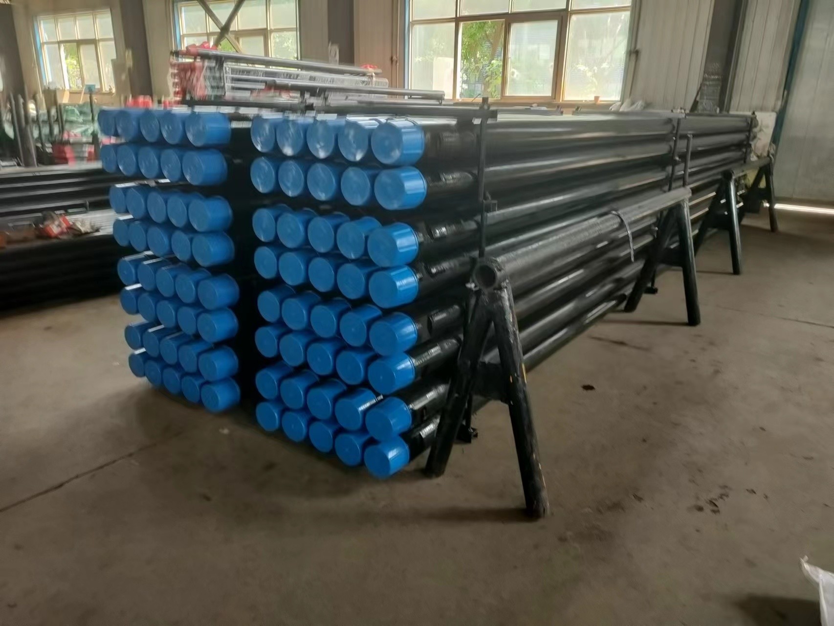 R780 Carbon Steel Double Wall Drill Pipe 8.56mm 73-219mm OD API Standard